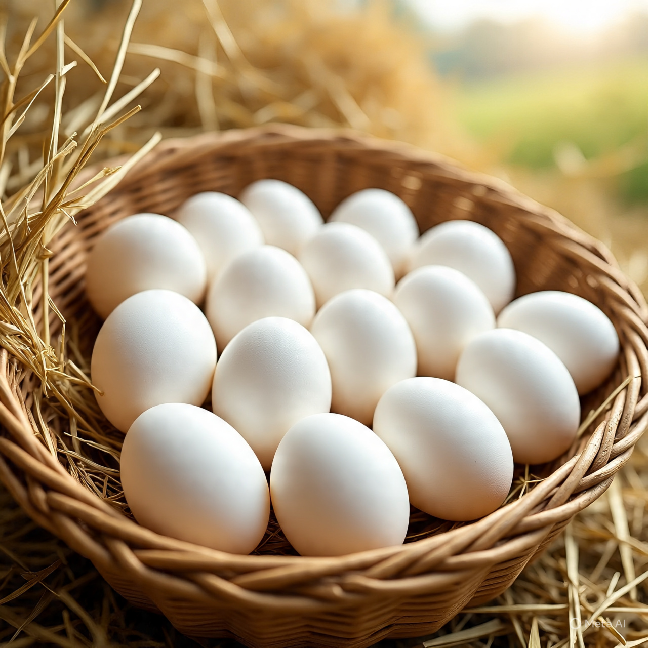 Farm White Eggs